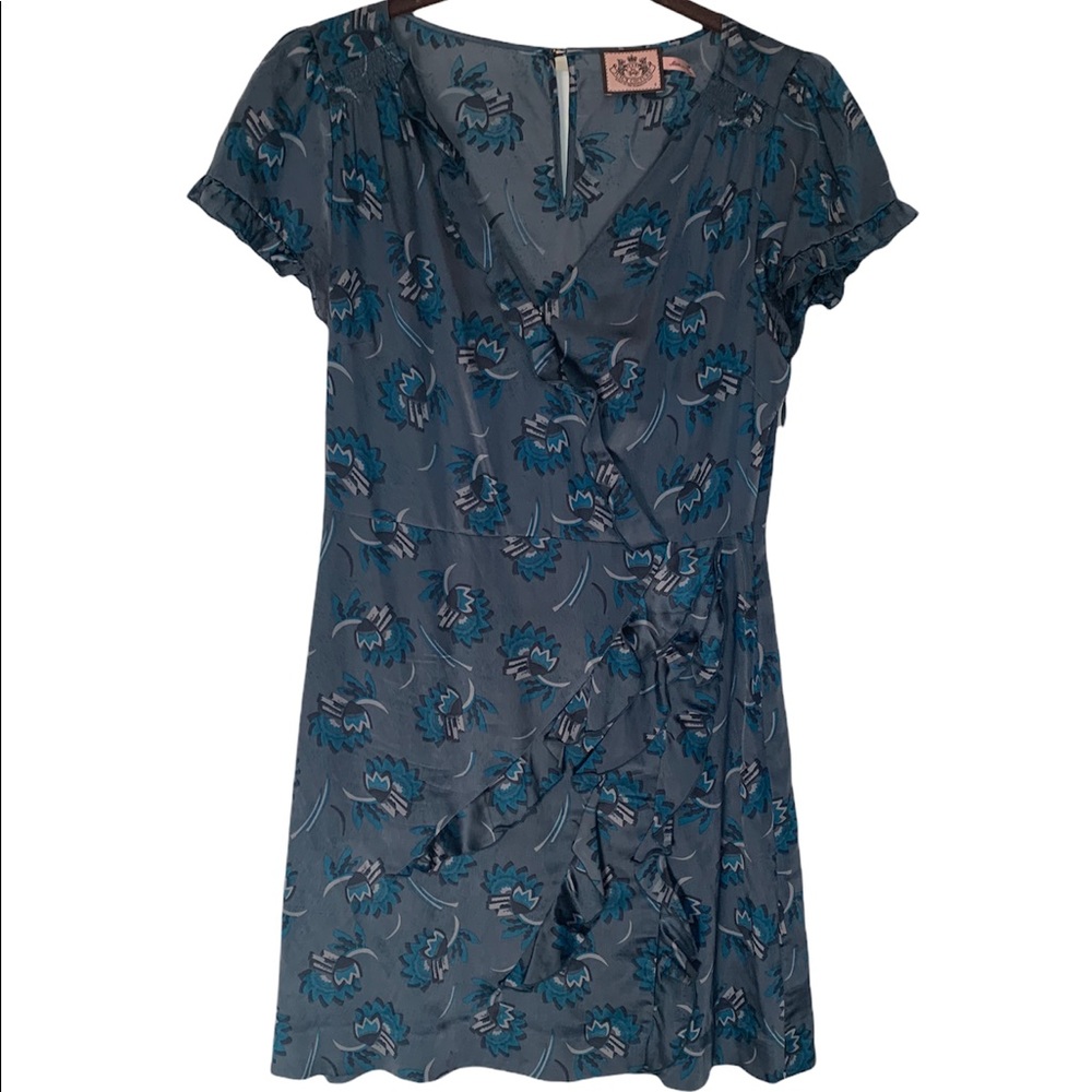 juicy couture party dress Juicy Couture - Ruched Sweetheart Silk Dress